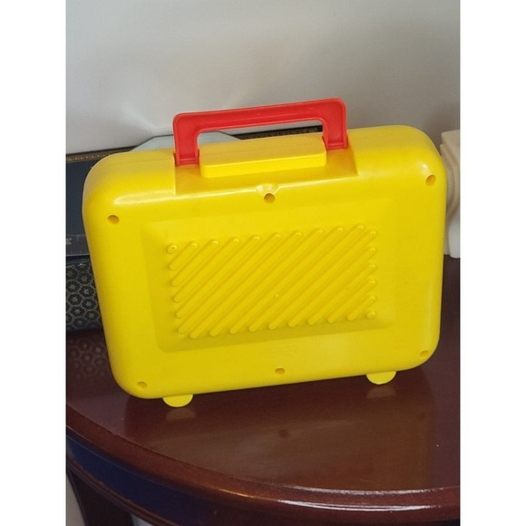 Musical TV Radio Moving picture Shelcore 1990 vintage works! tv boombox baby toy - Picture 3 of 4